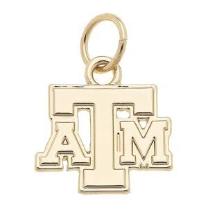 Texas A&M Aggies Shiny Gold Logo Charm Game Day Layering
